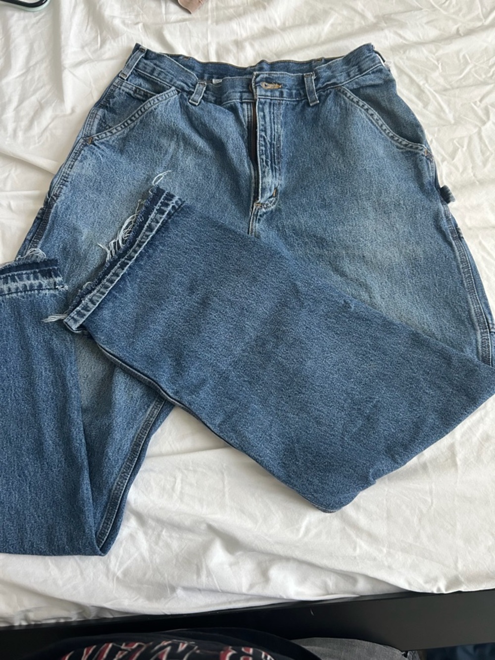 Carhartt Men's Relaxed Blue Denim Jeans